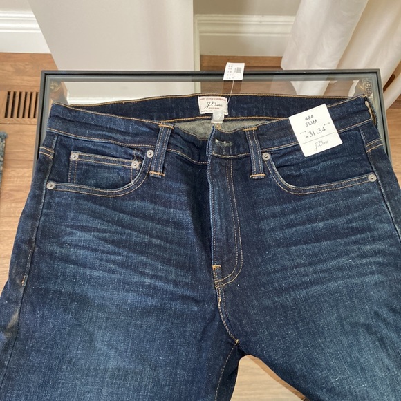 Jean Femme J.Crew 484 Slim - Taille 29/32, Bleu Délavé - Neuf Sans Étiquettes (Marque Nouvelle)
